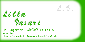 lilla vasari business card